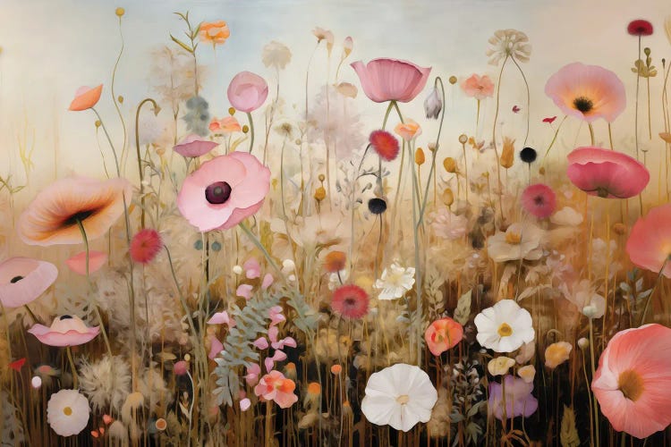 Meadow Flowers by Leah McLean wall art