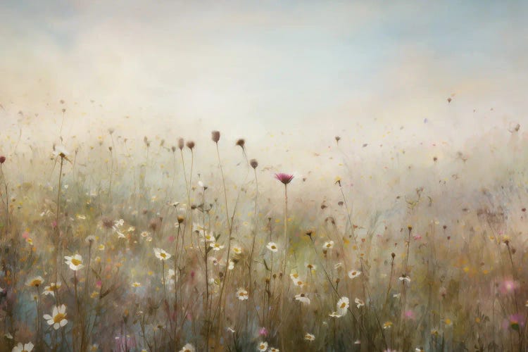 Autumn Meadow Morning by Leah McLean wall art