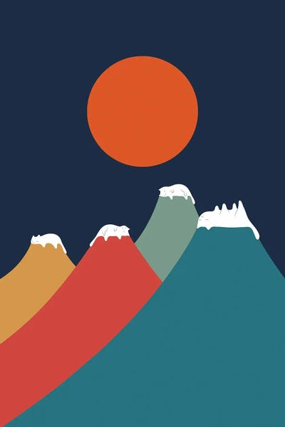 Lim Heng Swee: Cat Landscape X by Lim Heng Swee