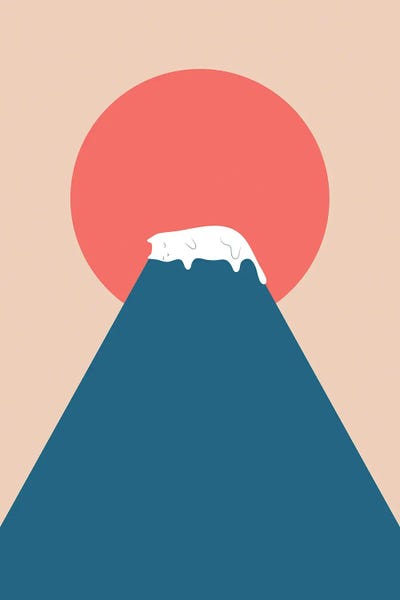 Volcanoes: Cat Landscape XXVIII-A by Lim Heng Swee