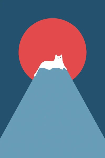Volcanoes: Cat Landscape XXVIII-D by Lim Heng Swee
