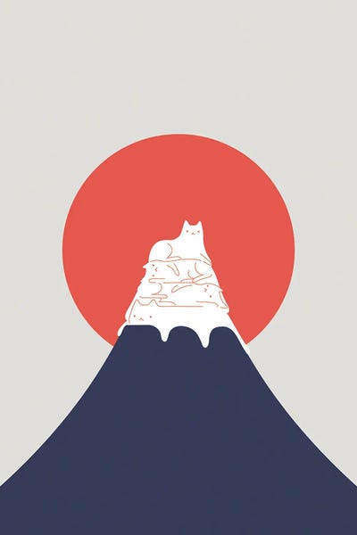 Volcanoes: Cat Landscape XXX by Lim Heng Swee