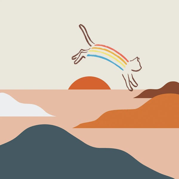 Dopamine Decor: Cat Landscape XXXI-C by Lim Heng Swee