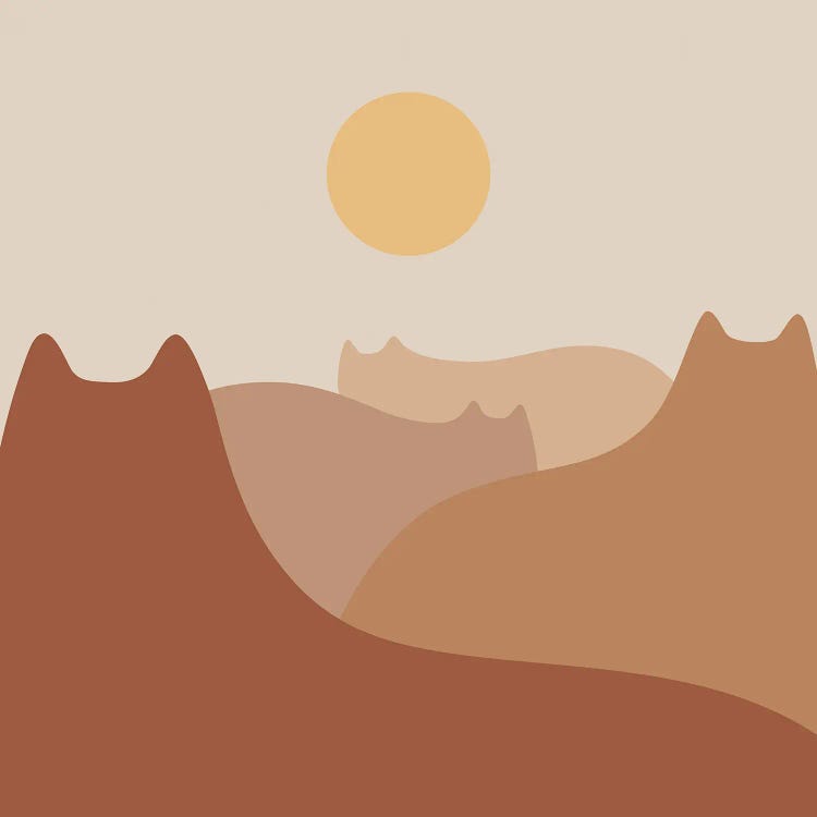 Cat Landscape XXXIII-A