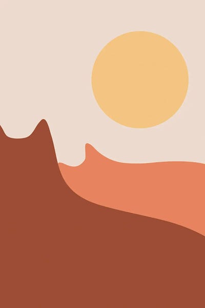 Cat Landscape XXXVIII-A by Lim Heng Swee canvas print