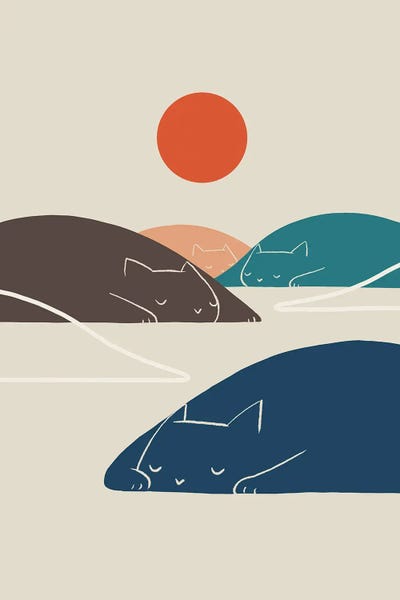 Pet Obsessed: Cat Landscape I by Lim Heng Swee