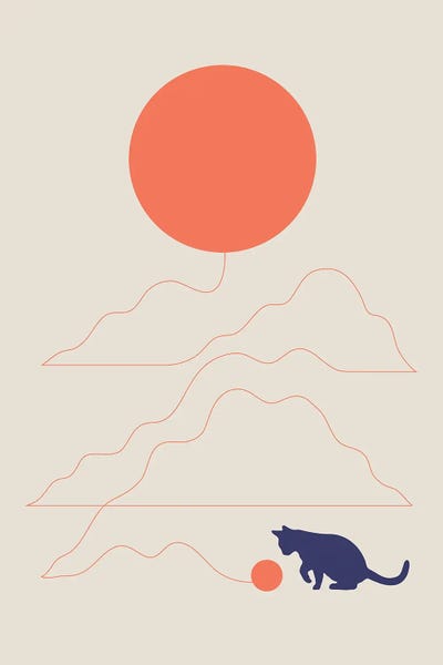 Lim Heng Swee: Cat Landscape XLI by Lim Heng Swee