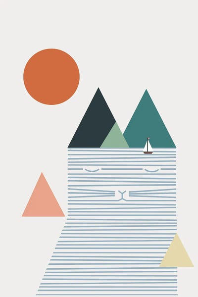 Cat Landscape LII by Lim Heng Swee canvas print