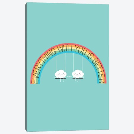 Everything With You Is Better Canvas Print #LHS64} by Lim Heng Swee Canvas Art Print