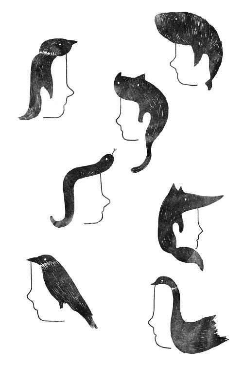 Hairnimals by Lim Heng Swee wall art