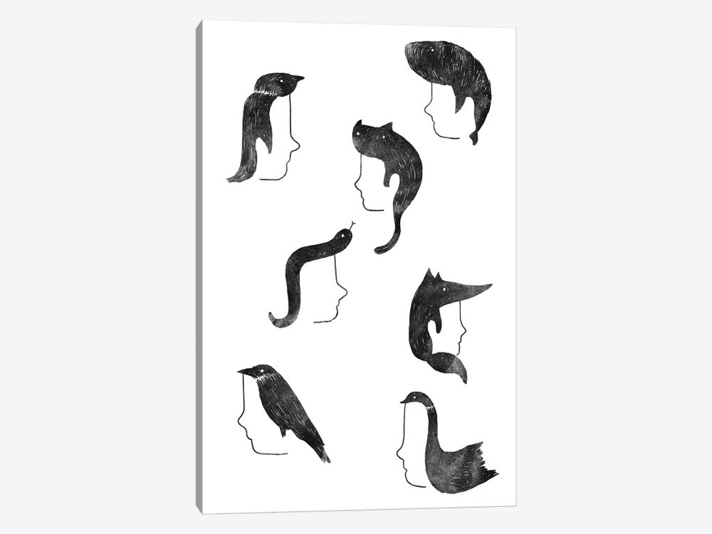 Hairnimals by Lim Heng Swee 1-piece Canvas Print