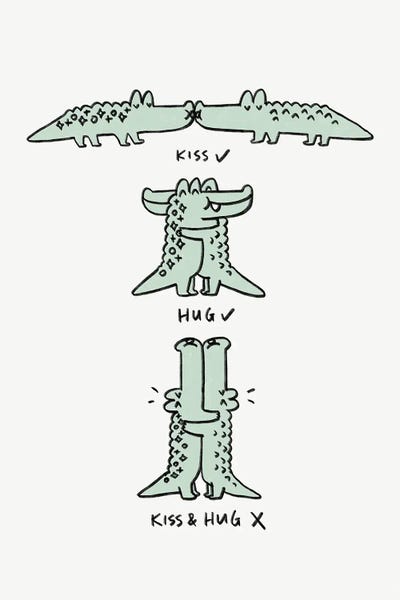 Lim Heng Swee: Kiss And Hug by Lim Heng Swee