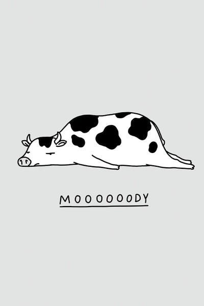 Moody Animals: Cow