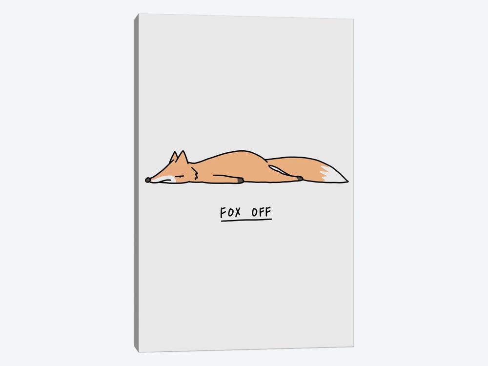 Moody Animals: Fox by Lim Heng Swee 1-piece Canvas Art