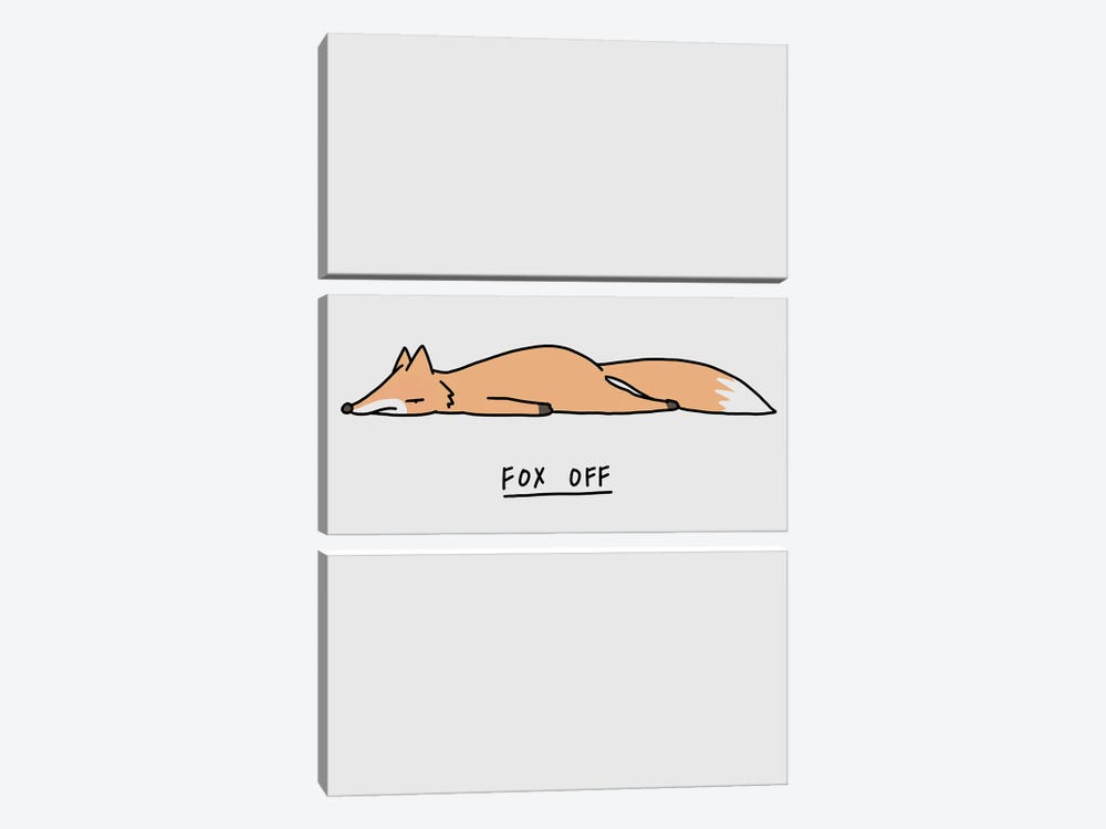 Moody Animals: Fox by Lim Heng Swee 3-piece Canvas Wall Art