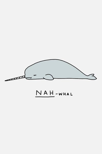 Moody Animals: Narwhal by Lim Heng Swee multi panel art