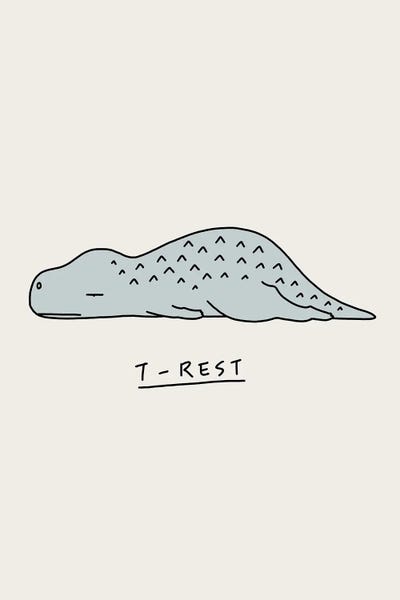 Prehistoric Animals: Moody Animals: T-Rex by Lim Heng Swee