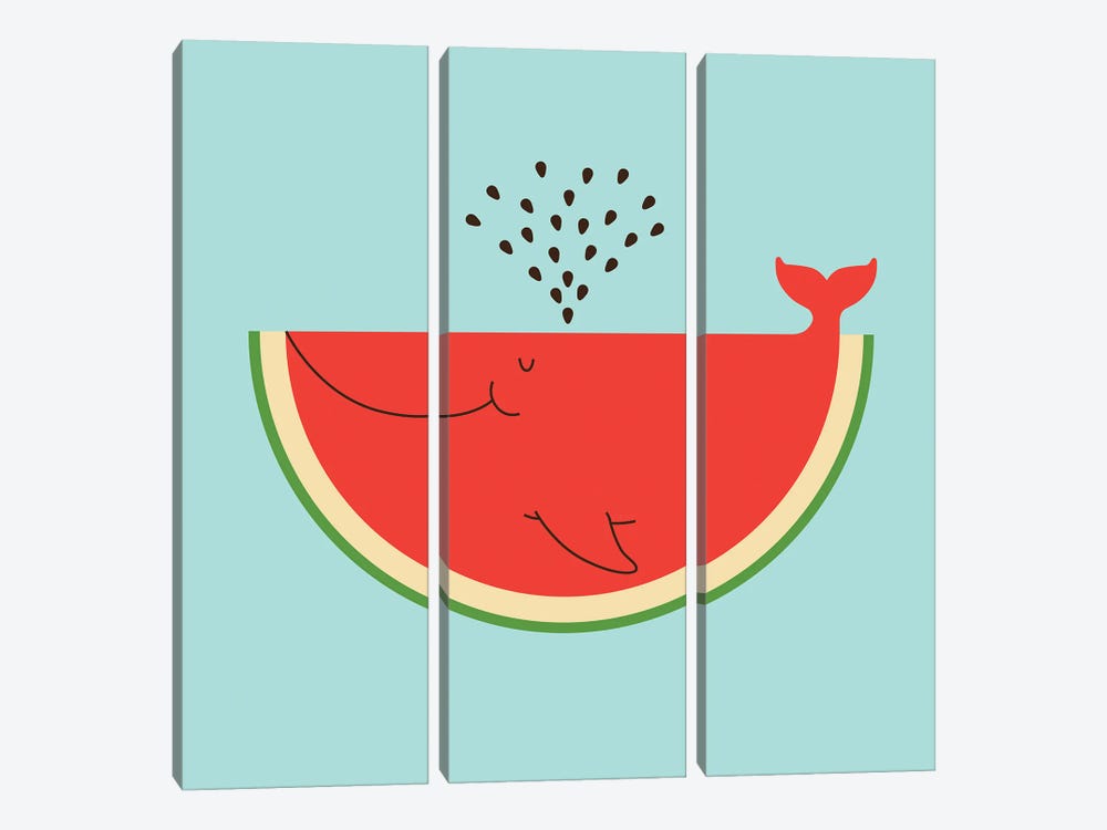Whalemelon by Lim Heng Swee 3-piece Art Print