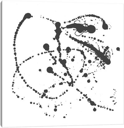 Abstract Splash II Canvas Art Print - Similar to Jackson Pollock