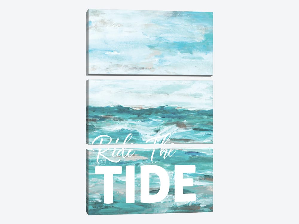 Ride The Tide by L. Hewitt 3-piece Canvas Wall Art
