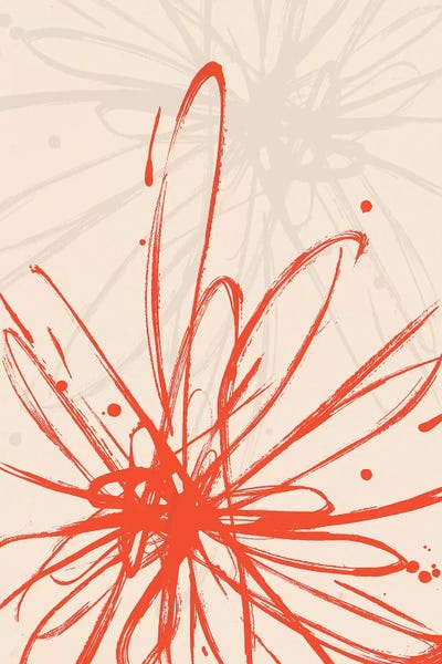 Mandarin Burst I by L. Hewitt art print