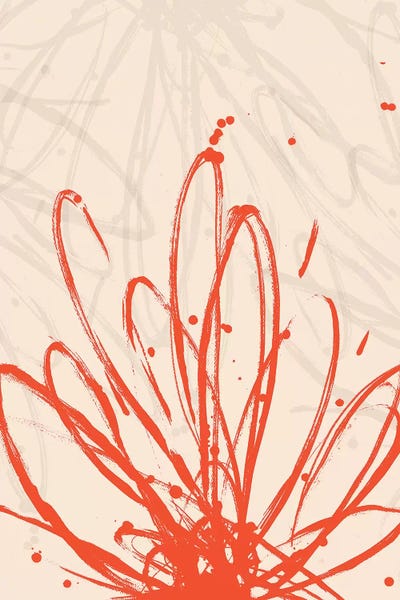 Mandarin Burst II by L. Hewitt canvas print