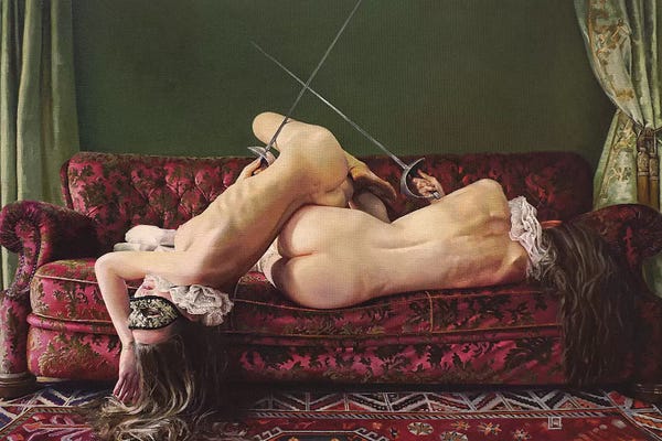 Draped In Realism: The Duel by Linda Adair