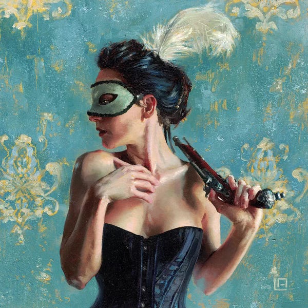 Draped In Realism: Lady Of The Manor by Linda Adair