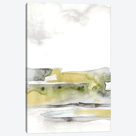 Organic Seascape Green I Canvas Print #LIB33} by Lila Bramma Canvas Print