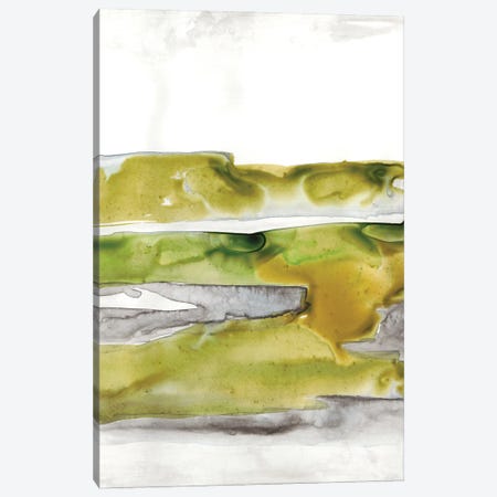 Organic Seascape Green II Canvas Print #LIB34} by Lila Bramma Canvas Artwork