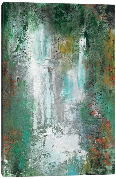 Waterfall in Paradise I Canvas Art Print - Lila Bramma