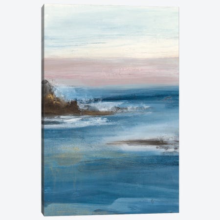 Merging The Ocean I Canvas Print #LIB66} by Lila Bramma Canvas Art Print