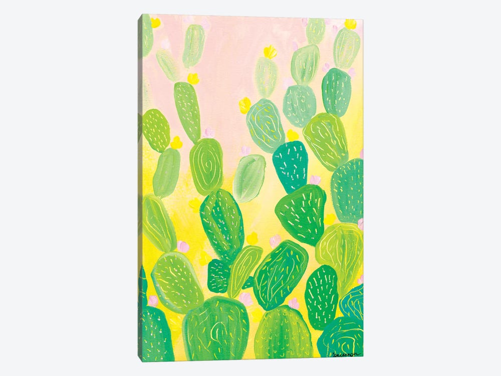 Cotton Candy Cactus by Lisa Concannon 1-piece Art Print