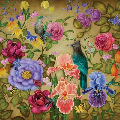 Moon Garden by Liene Liepiņa canvas print