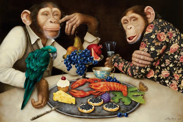 Funky Fine Art: La Dolce Vita by Liene Liepiņa