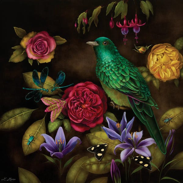 Funky Fine Art: Midnight Guests by Liene Liepiņa