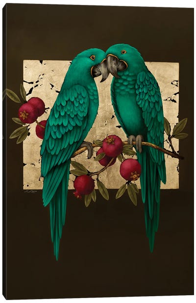 Love Canvas Art Print - Love Birds