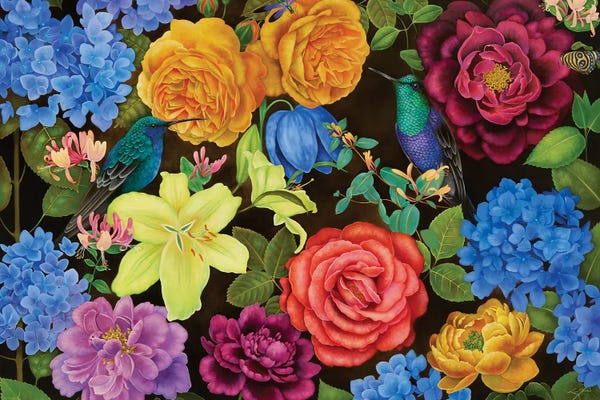 Funky Fine Art: Queens Garden by Liene Liepiņa