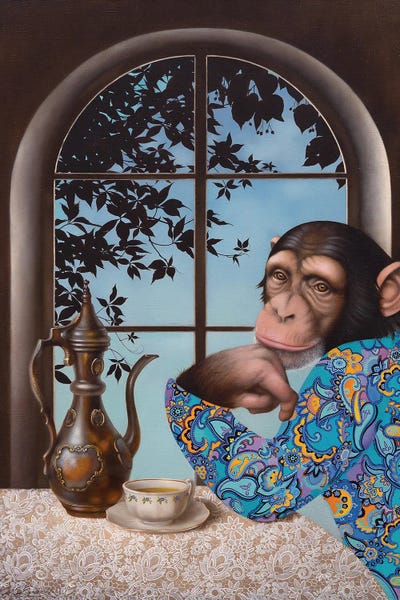 Funky Fine Art: A Moment For Contemplation by Liene Liepiņa