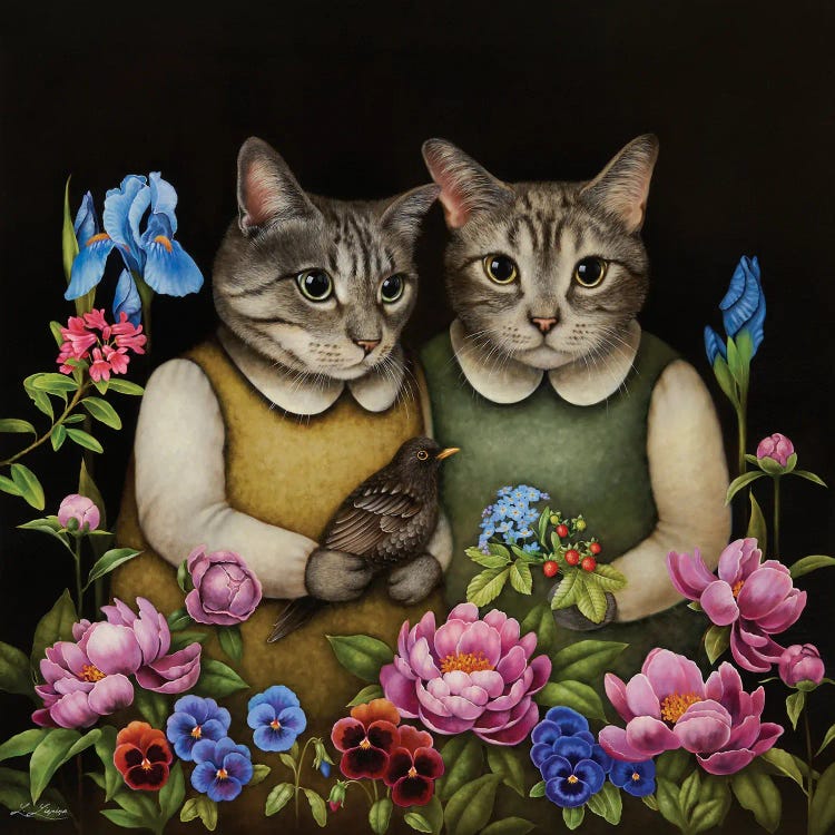 Sister by Liene Liepiņa wall art
