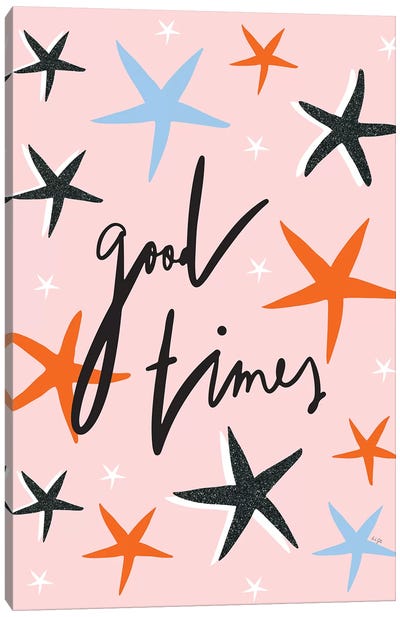 Good Times Canvas Art Print - Starfish Art