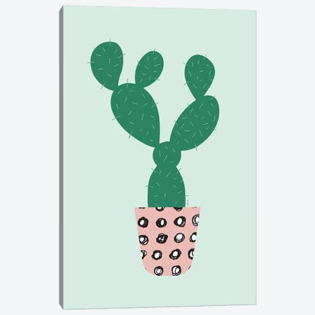 Cactus Canvas Print #LIG7} by Linda Gobeta Canvas Wall Art