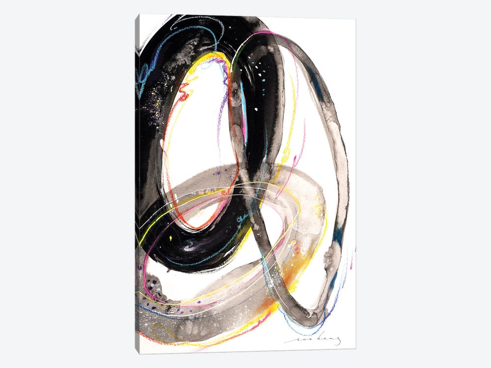 Swirly Whirls II by Soo Beng Lim 1-piece Canvas Art Print