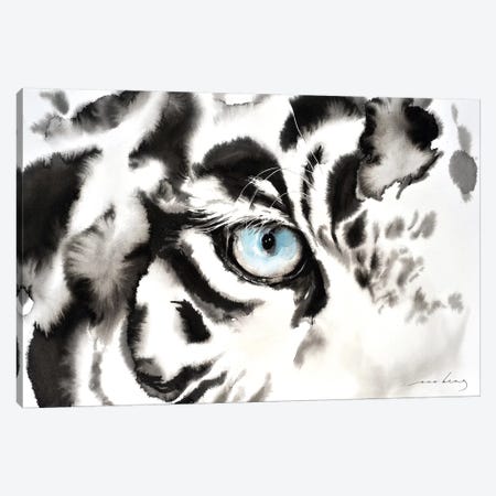 Tiger Look Canvas Print #LIM103} by Soo Beng Lim Art Print