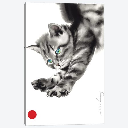 To Catch a Ball Canvas Print #LIM104} by Soo Beng Lim Canvas Wall Art