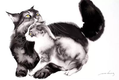 Togetherness I by Soo Beng Lim framed canvas print