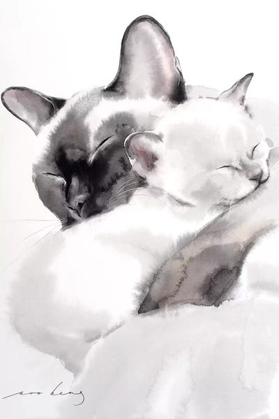 Togetherness II by Soo Beng Lim framed canvas print