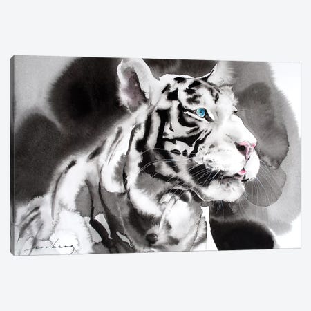 White Tiger I Canvas Print #LIM109} by Soo Beng Lim Canvas Print