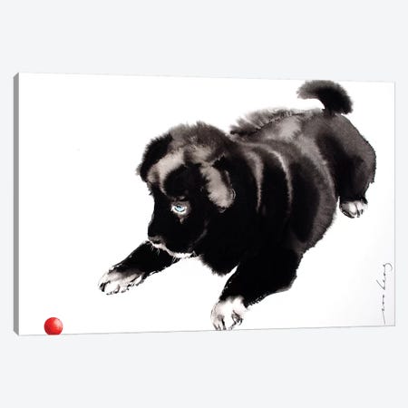 Yang Pup I Canvas Print #LIM114} by Soo Beng Lim Art Print