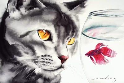 Yin and Yang III by Soo Beng Lim framed canvas print